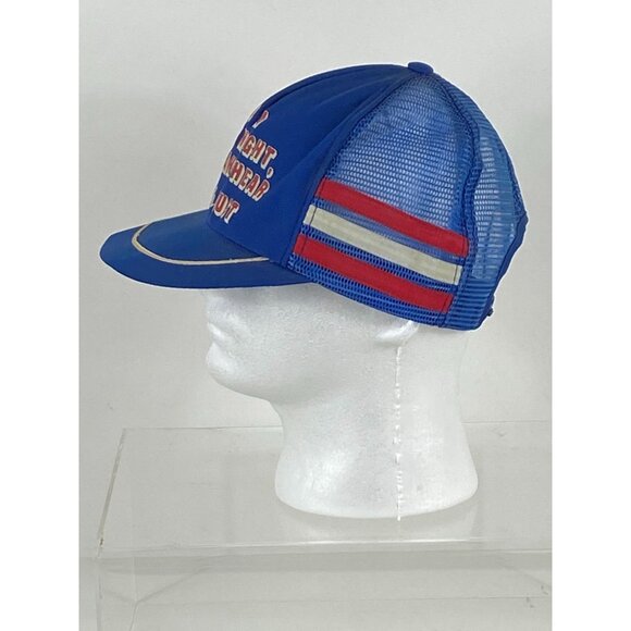 VTG "On A Quiet Night, You Can Hear Fords Rust" Trucker Mesh Snapback Cap F255 - Picture 2 of 7